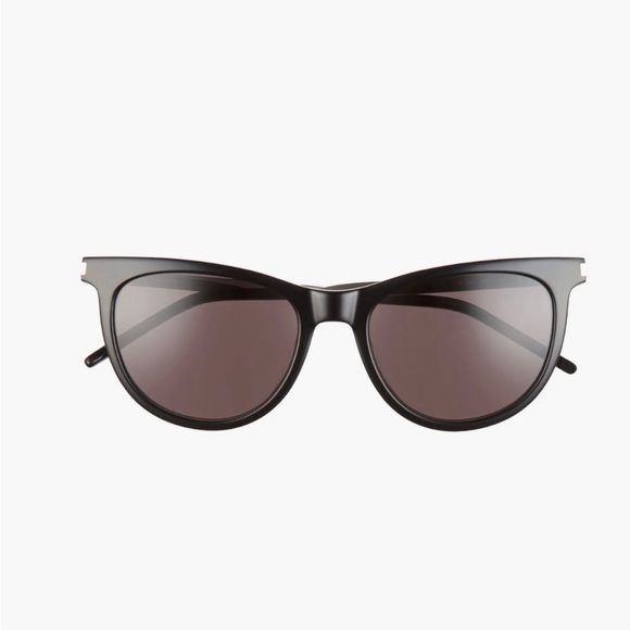 SAINT LAURENT SL510 001 54mm Cat Eye Sunglasses in Black - Picture 12 of 12